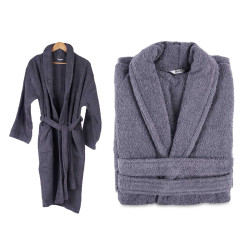 500GR M/L GREY BATH ROBE