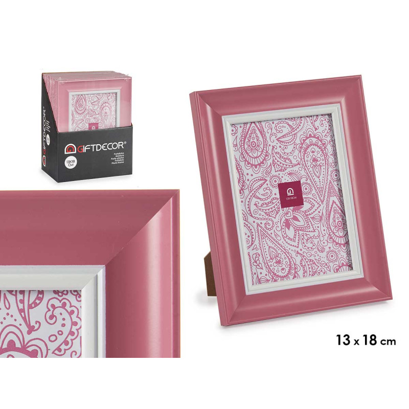 MOLDURA 13X18 ROSA 