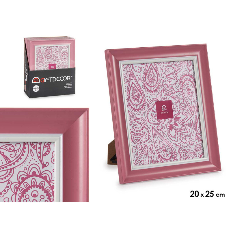 PORTEPHOTOS 20X25 ROSE