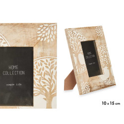 PHOTO HOLDER 10X15CM TREE OF LIFE ASSORT 2 COLOURS