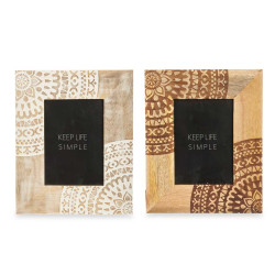 PHOTO HOLDER 13X18CM MANDALA ASSORT 2 COLOURS 