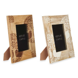 PHOTO HOLDER 13X18CM TREE OF LIFE ASSORT 2 COLOURS