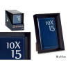 10X15CM BLACK PLASTIC PHOTOFRAME