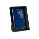 PORTEPHOTO PLASTIQUE MOULURE NOIR 10X15CM