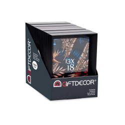 13X18CM BLACK PLASTIC PHOTOFRAME