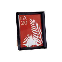 15X20CM BLACK PLASTIC PHOTOFRAME