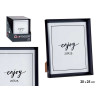 20X25CM BLACK PLASTIC PHOTOFRAME
