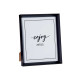 PORTEPHOTO PLASTIQUE MOULURE NOIR 20X25CM