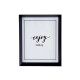 PORTAFOTO PLASTICA STAMPAGGIO NERO 20X25CM