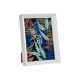 PORTEPHOTO PLASTIQUE MOULURE BLANC 13X18CM