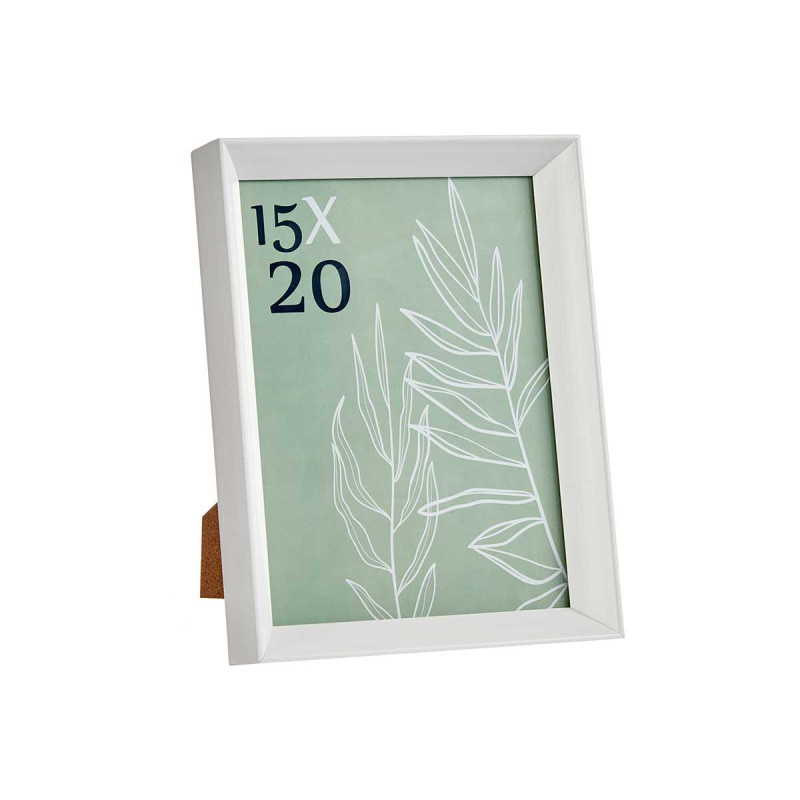 PORTAFOTO PLASTICO MOLDURA BLANCO 15X20CM