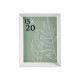 15X20CM WHITE PLASTIC PHOTOFRAME