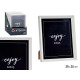 PORTEPHOTO PLASTIQUE MOULURE BLANC 20X25CM