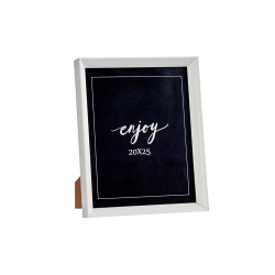 PORTAFOTO PLASTICA STAMPAGGIO BIANCO 20X25CM