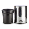 PAPELERA 3L ACERO INOXIDABLE CON PEDAL