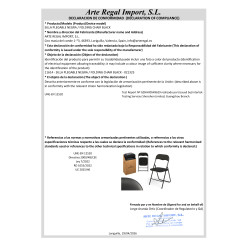 FOLDING CHAIR BLACK