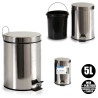 CORBEILLE A PAPIER ACIER 5L AVEC PEDALE