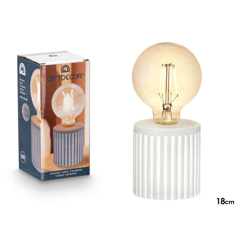 LAMPARA LED BASE RAYAS