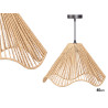 CANDEEIRO DE TETO 40CM CONICO CORDA