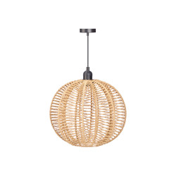 CANDEEIRO DE TETO 30CM ESTRELA CORDA
