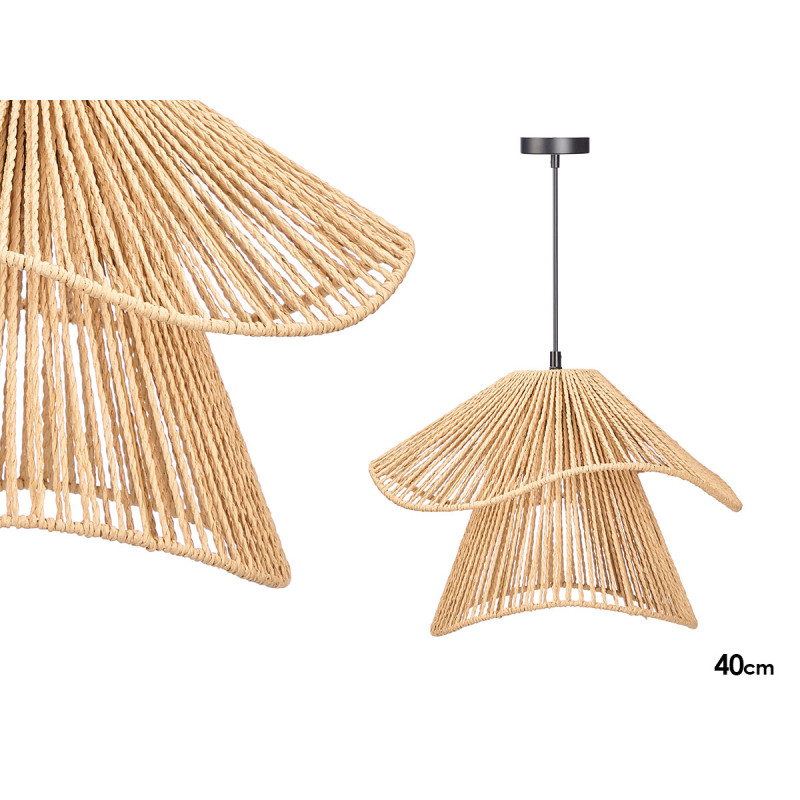 LAMPADA SOFFITTO 40CM DOPPIA CORDA