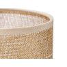 WOOD EFFECT TABLE LAMP ROUND