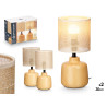 SET 2 LAMPES DE TABLE RONDES