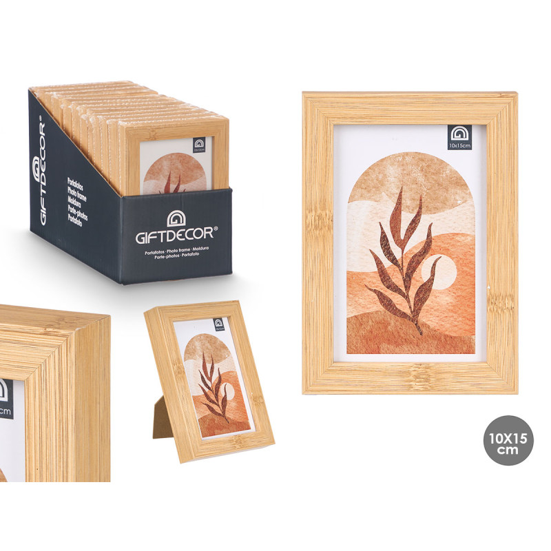 PHOTO FRAME BAMBOO EFFECT 10X15