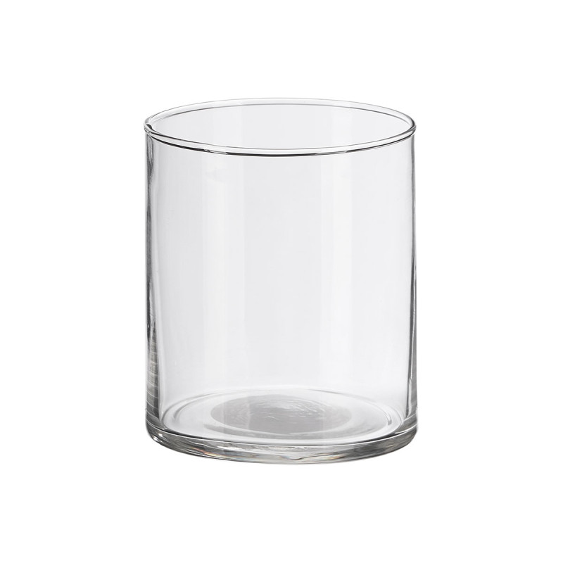 VASO CILINDRICO VETRO 9 X 9 X 10CM