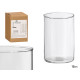 VASO CILINDRICO VIDRO 10X15CM