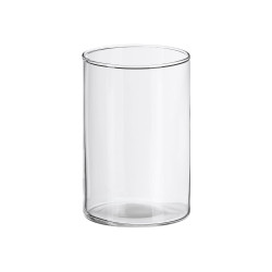 VASO CILINDRICO VIDRO 10X15CM