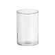 GLASS CYLINDER VASE 10X15CM