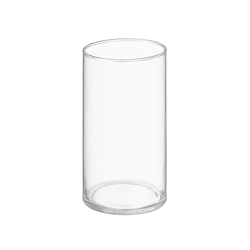 VASE CYLINDRIQUE VERRE 10X20CM
