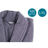 500GR L/XL GREY BATH ROBE