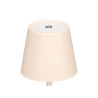 LAMPADA TAVOLO METALLO LED USB BEIGE MIDNIGHT