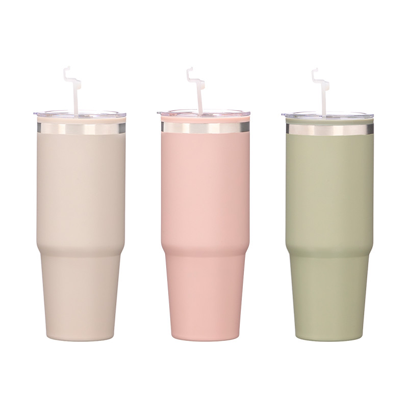 DOUBLE LAYER GLASS 900 ML ASSORTED 3 COLOURS