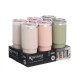 DOUBLE LAYER GLASS 900 ML ASSORTED 3 COLOURS