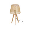 LAMPADA DA TAVOLO SCHERMO NATURALE CONICO 39 CM