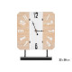HORLOGE DE TABLE CARRÉ BASE