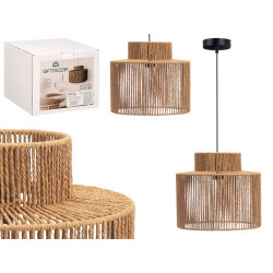 LAMPADA DA SOFFITTO CILINDRO CORDA