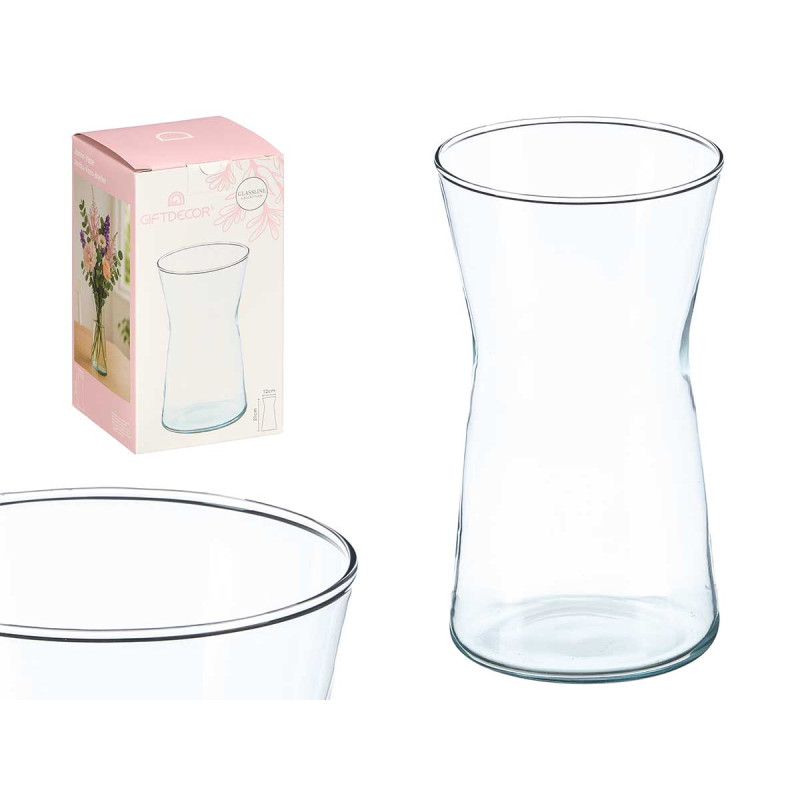 JARRON CRISTAL BOCA ANCHA 21CM