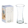 VASO VIDRO ESTREITO BOCA LARGA 21CM