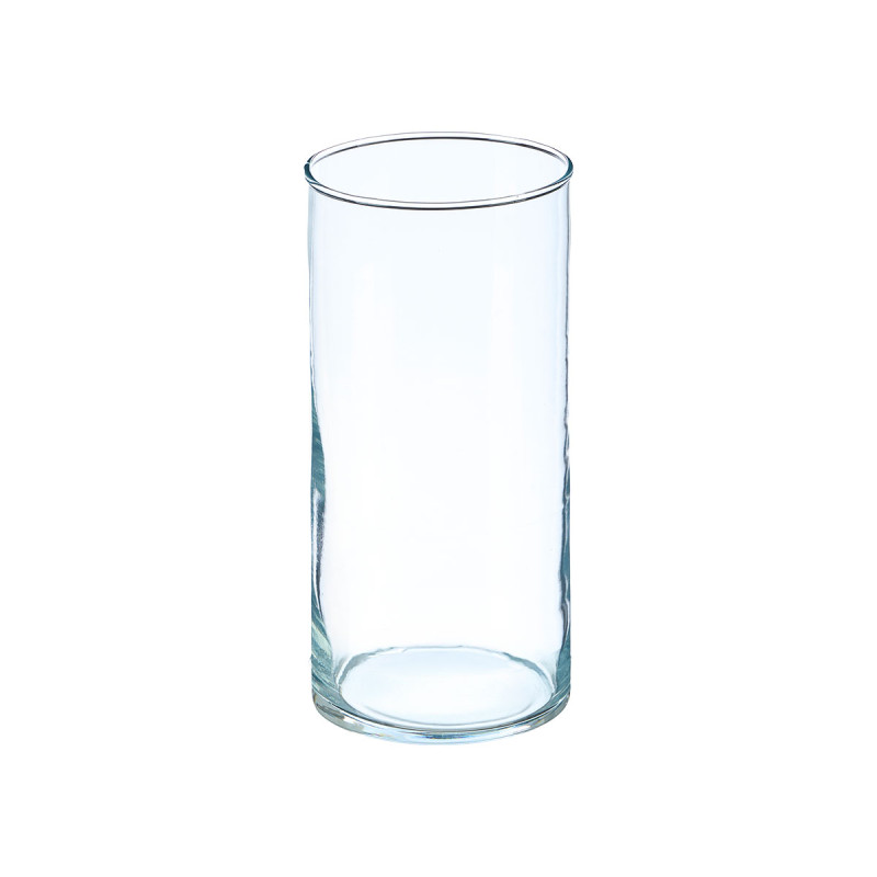 VASO VIDRO CILINDRICO 12CM DIAM X 26CM