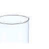 26CM DIAM 12 CM CYLINDER GLASS VASE