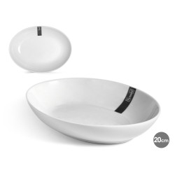 OVAL PORCELAIN TRAY 20CM
