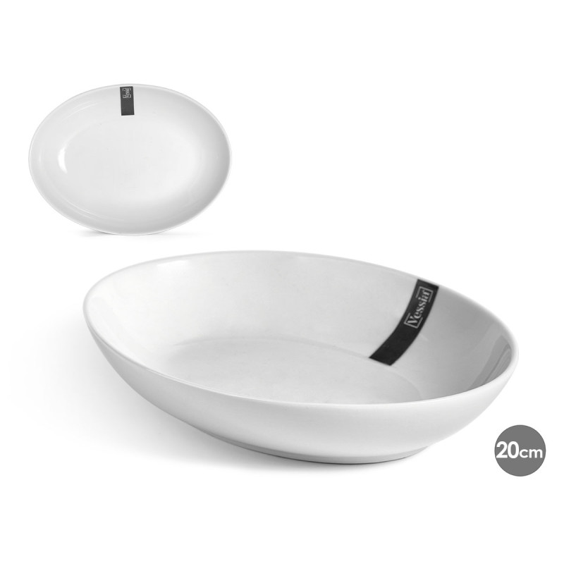 OVAL PORCELAIN TRAY 20CM