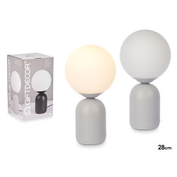 LAMPADA SFERA GRIGIA