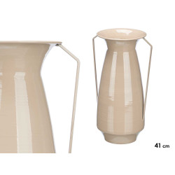VASO CONICO 41CM MARRONE CHIARO
