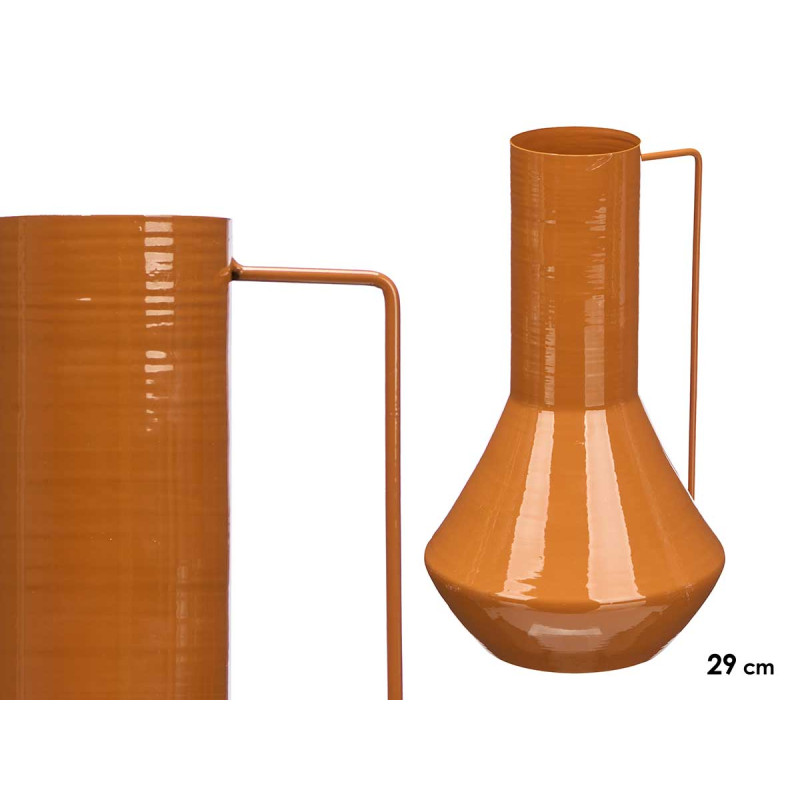 JARRON CONICO 29CM TEJA