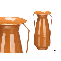 JARRON CONICO 41CM TEJA